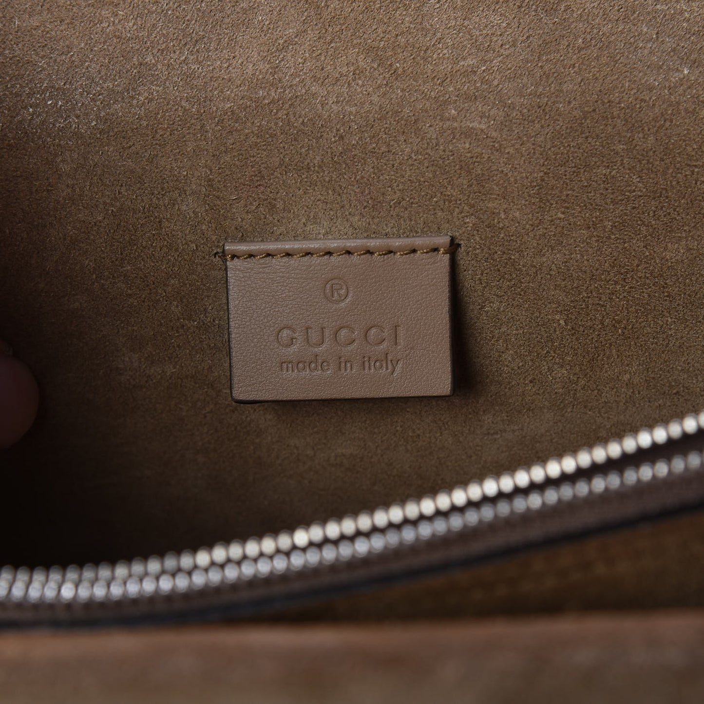 GG Supreme Monogram Small Dionysus Shoulder Bag Taupe