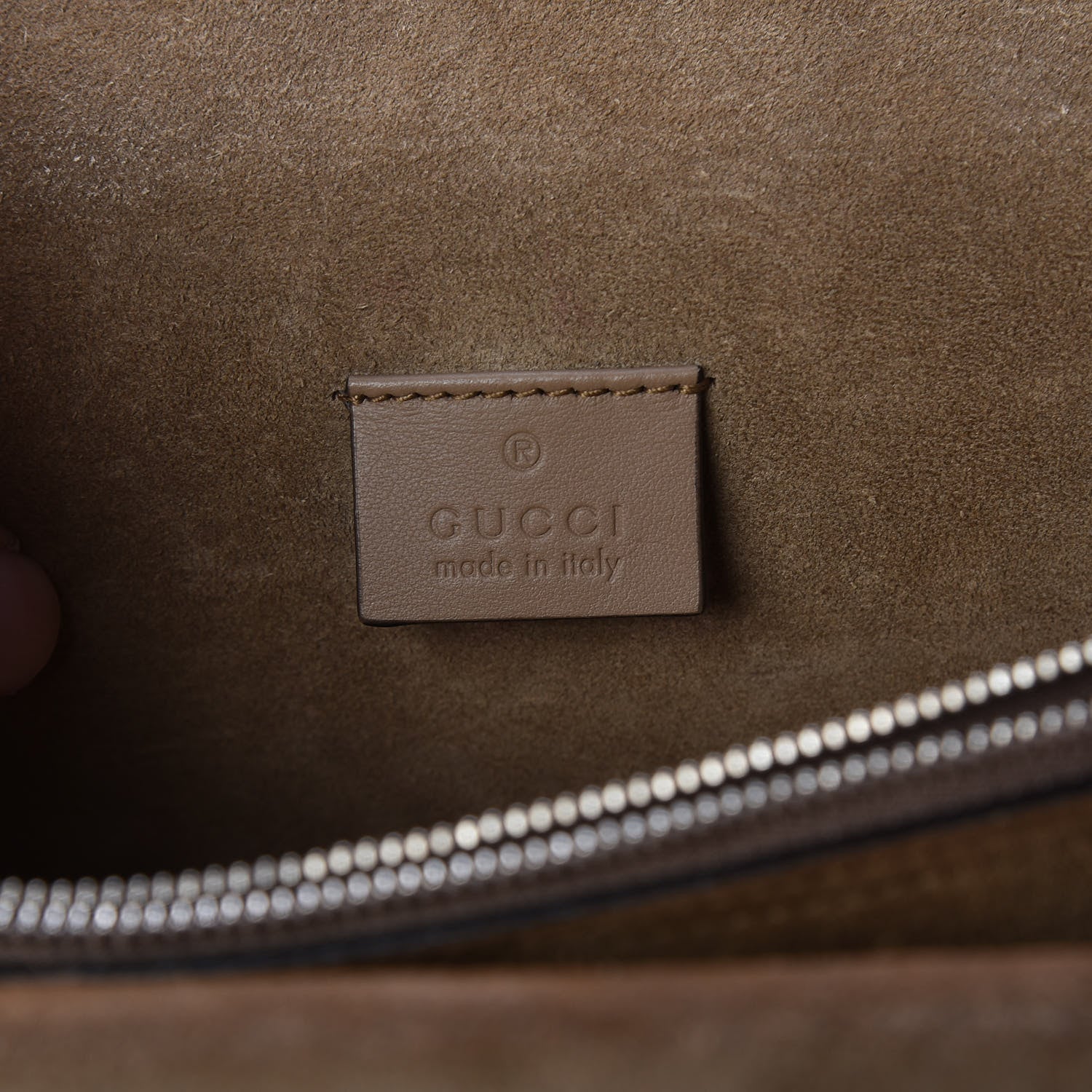 Gucci GG Supreme Monogram Small Dionysus Shoulder Bag Taupe 6 of 11