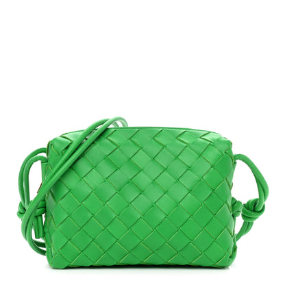 Bottega Veneta Nappa Intrecciato Mini Loop Camera Bag Parakeet 1 of 9