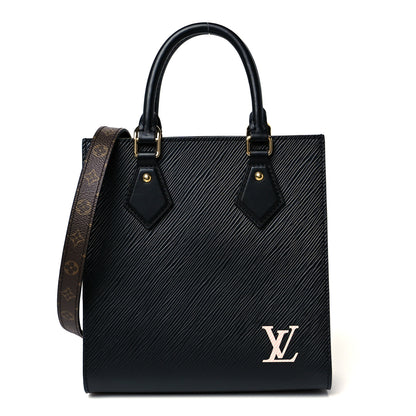 Louis Vuitton Epi Sac Plat BB Black 1 of 9