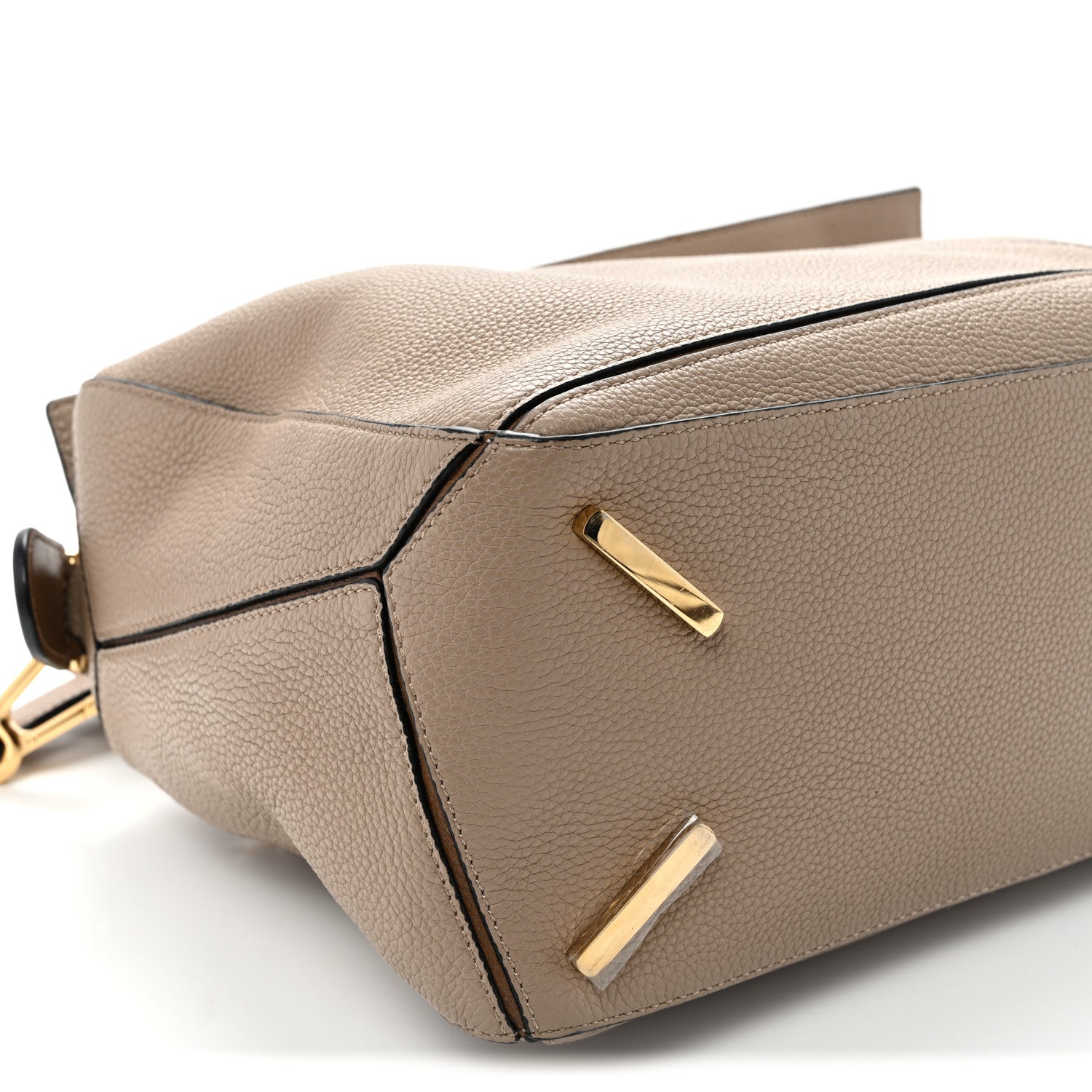 Loewe Grained Calfskin Medium Puzzle Bag Sand Mink 9 of 10
