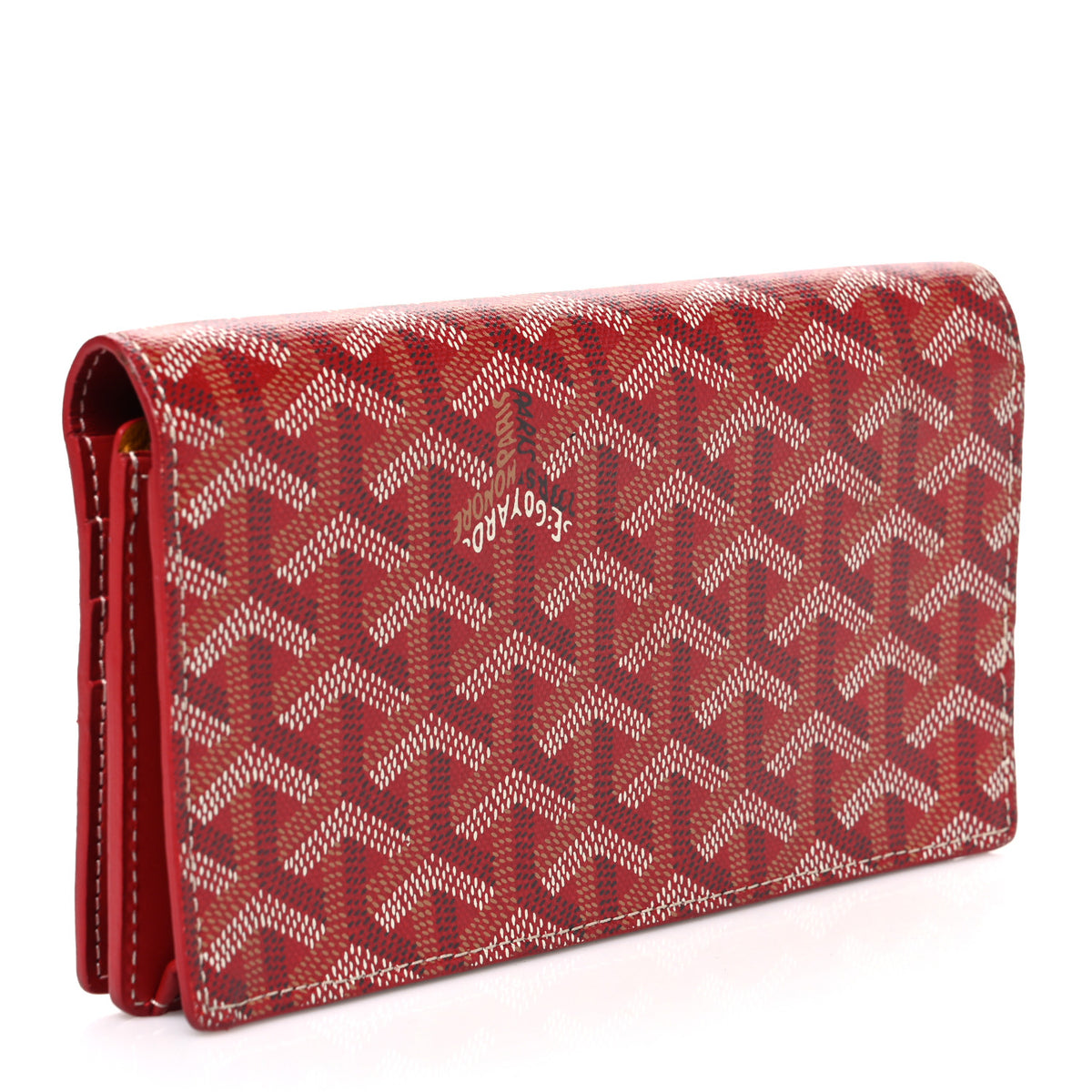 Goyard Goyardine Richelieu Wallet Red 3 of 6