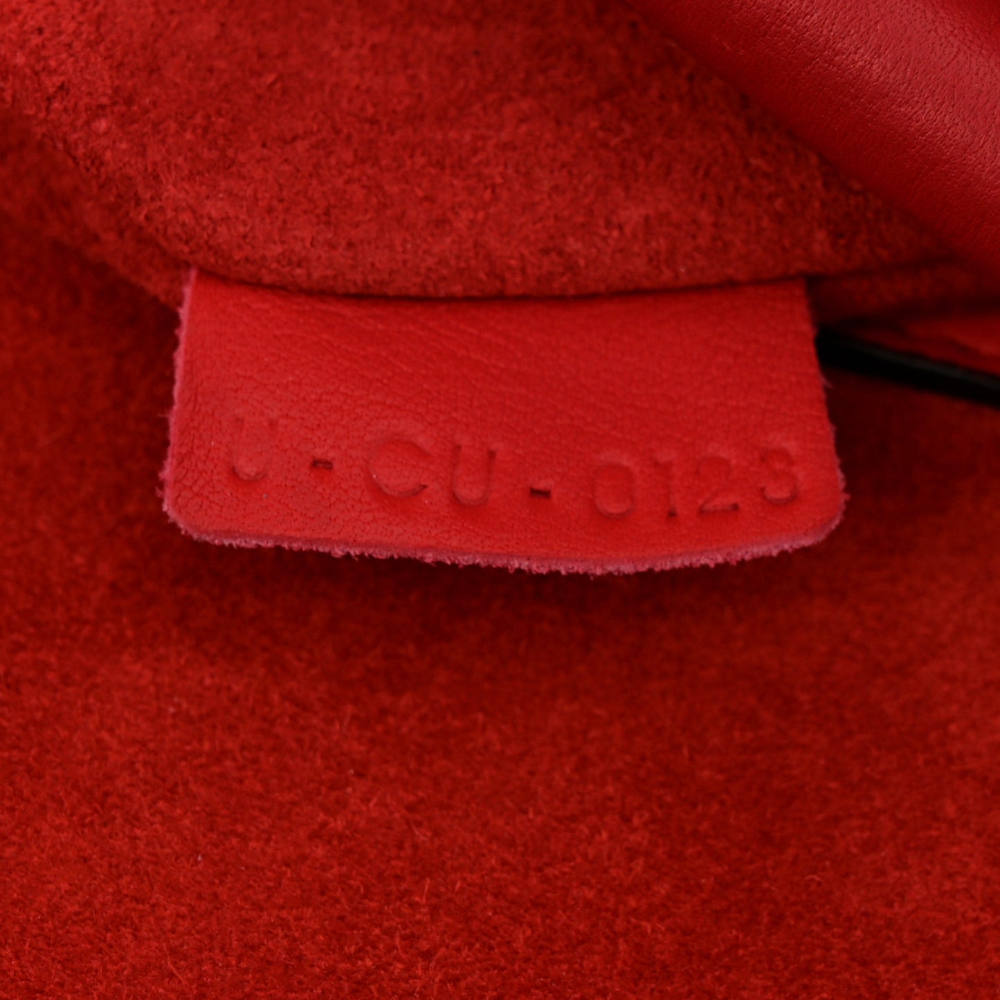 Supple Calfskin Medium Phantom Luggage Red