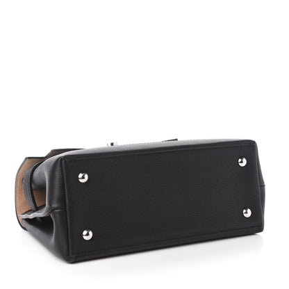 Louis Vuitton Calfskin Lockme Ever BB Black 4 of 12