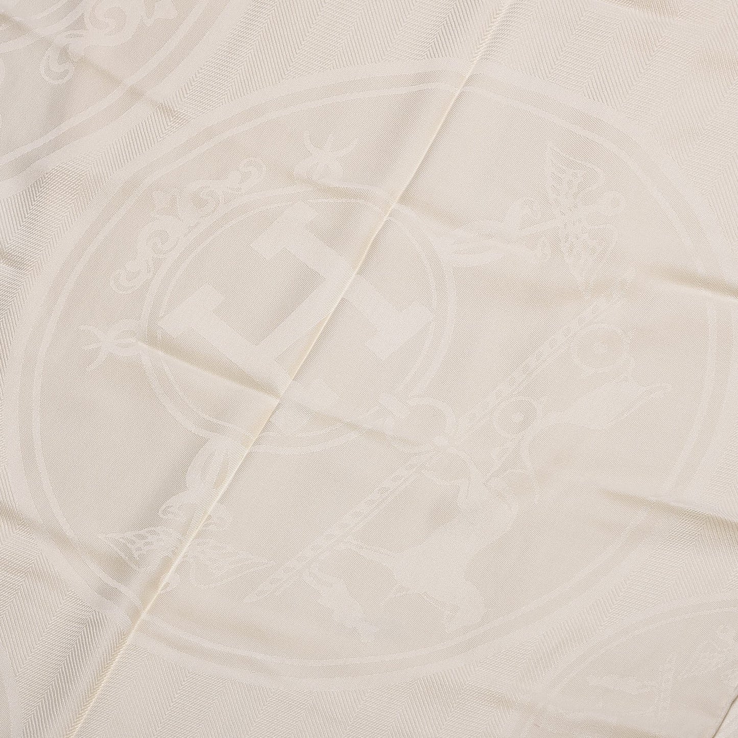 Cashmere Silk Logo Stole Scarf