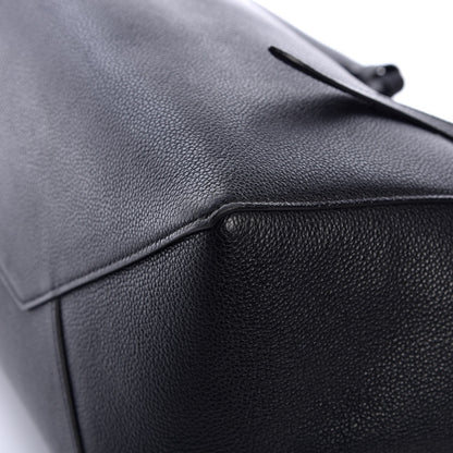 Celine Soft Grained Calfskin Small Belt Cabas Phantom Black 11 of 13