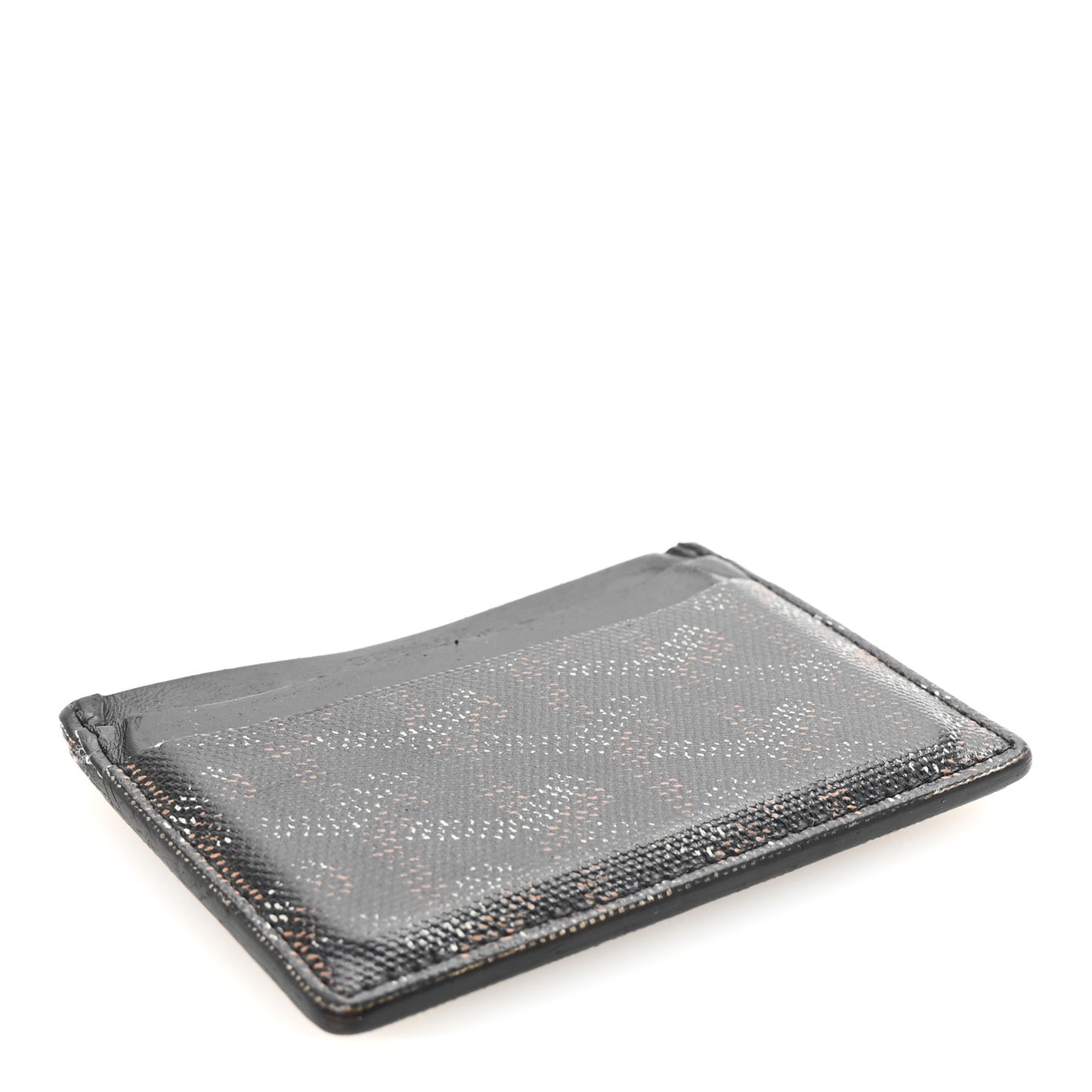 Goyardine Saint Sulpice Card Holder Black