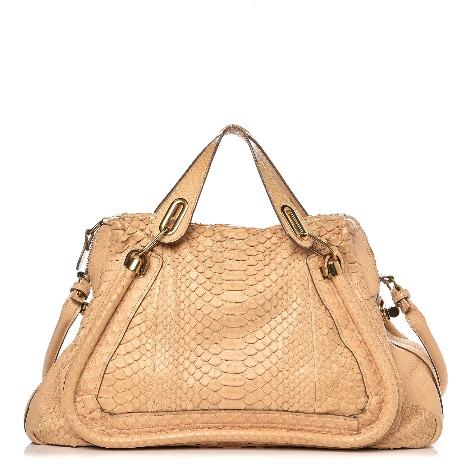 Chloe Python Large Paraty Natural 1 of 12