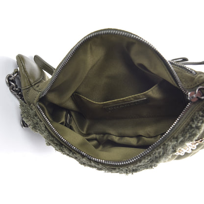 Chanel Canvas Lambskin Quilted Coco Cuba Charms Waist Bag Khaki 5 of 11