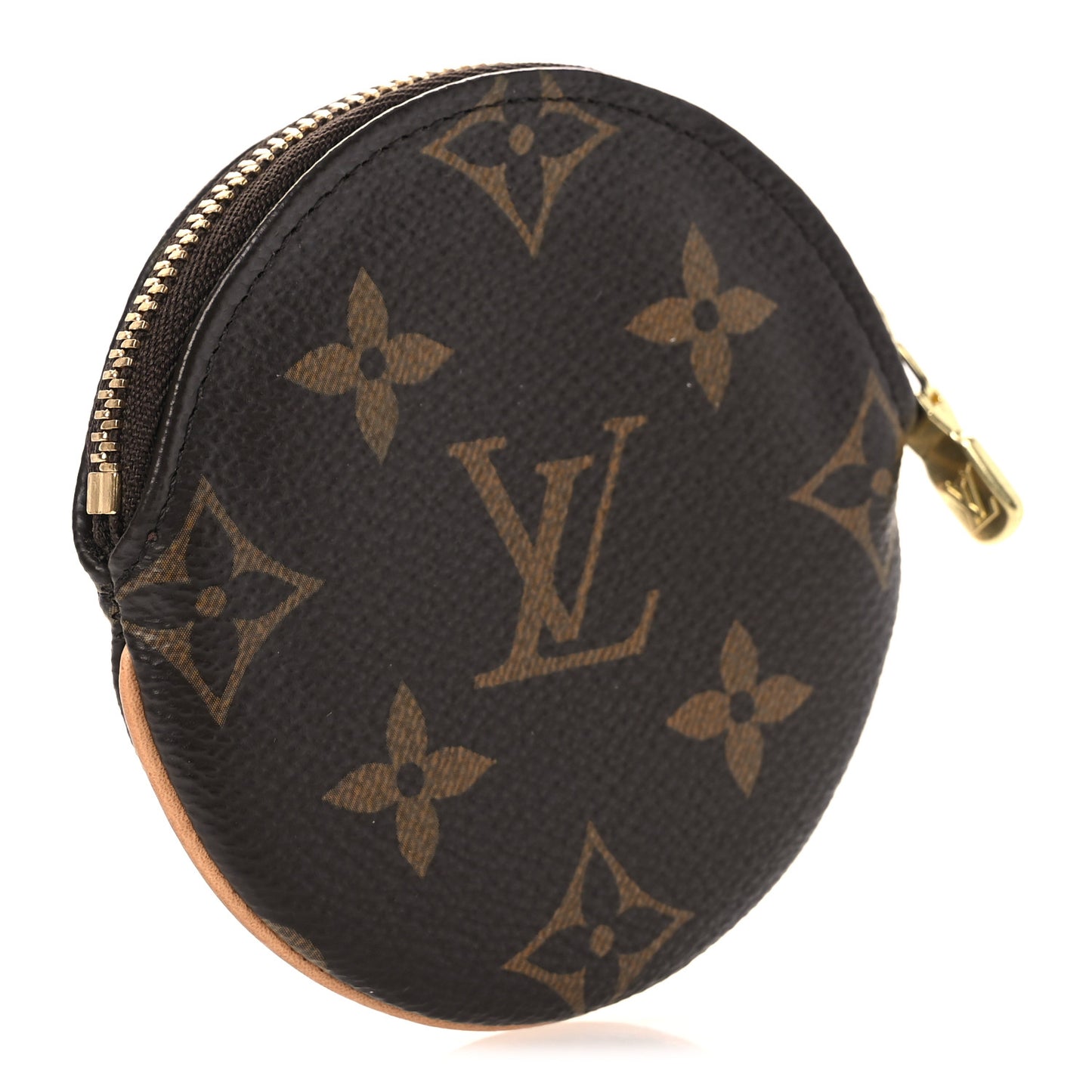 Monogram Round Coin Purse