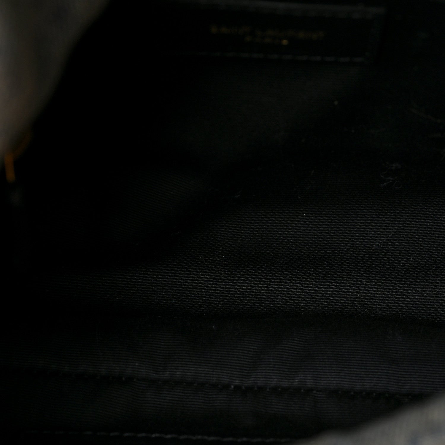 Saint Laurent Denim Quilted Toy Loulou Puffer Monogram Chain Satchel Blue Cinnamon 5 of 9