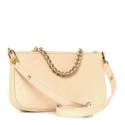 Louis Vuitton Empreinte Monogram Giant Multi Pochette Accessories Cream 3 of 10