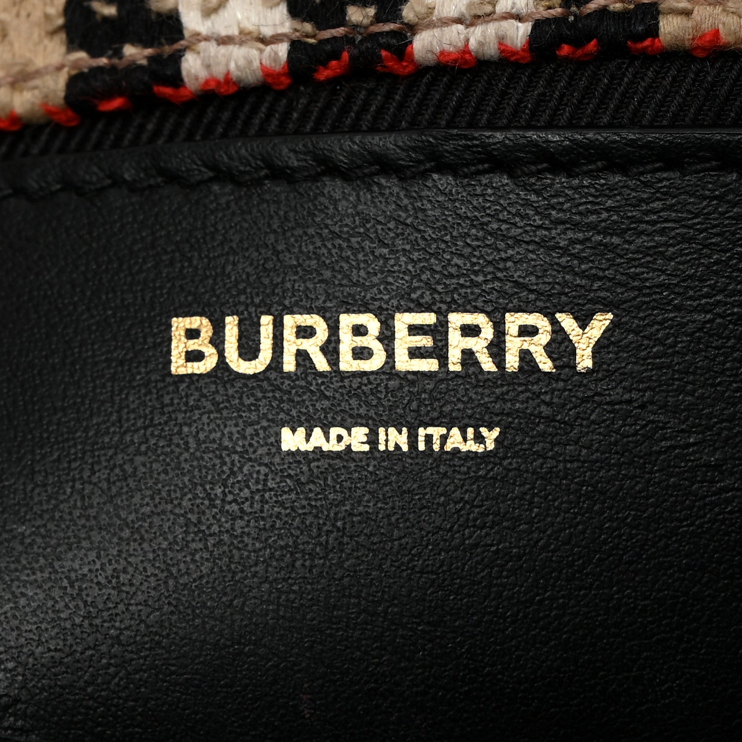 Burberry Calfskin Boucle Check Small Lola Chain Bag Archive Beige 6 of 10