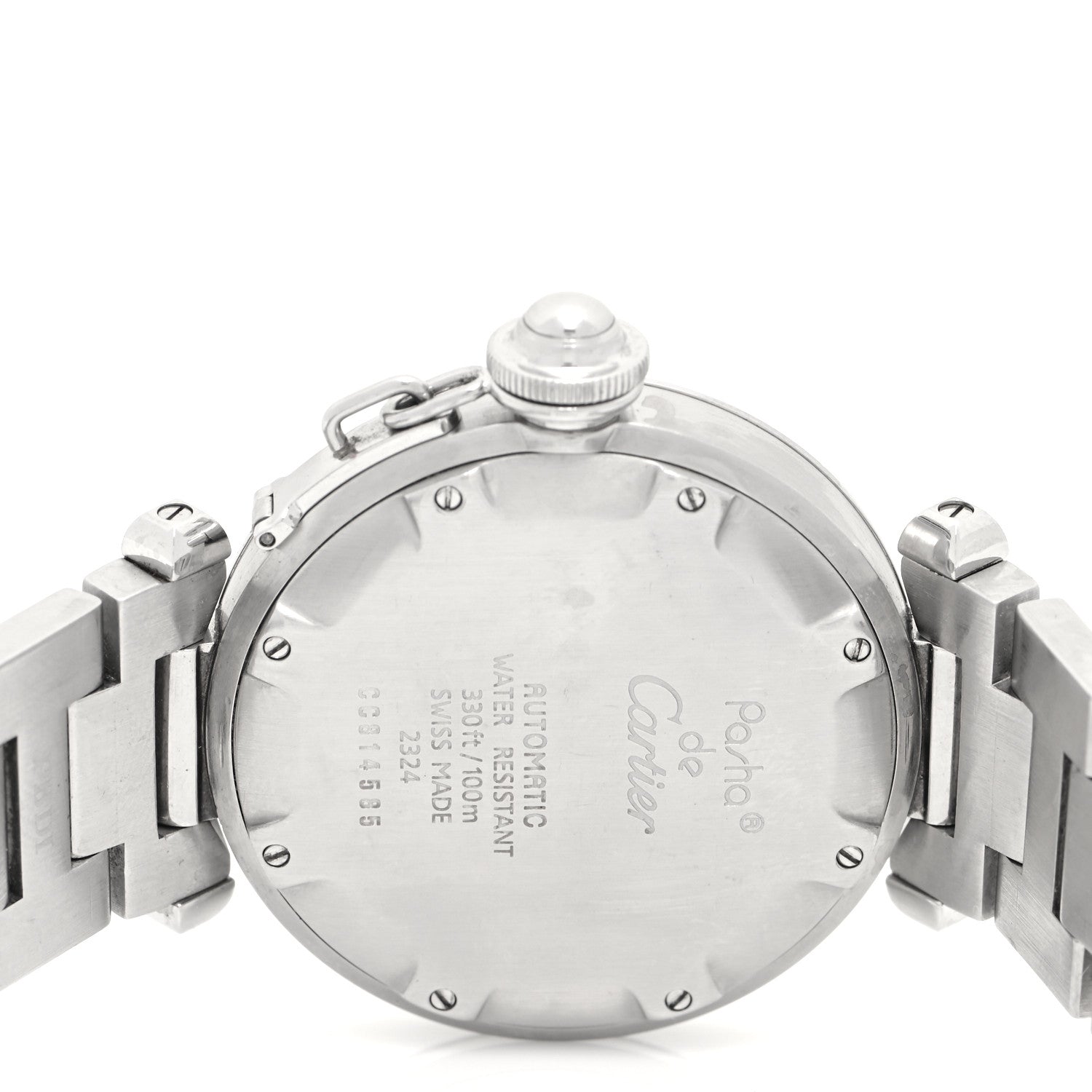 Cartier Stainless Steel 35mm Pasha C Automatic Watch 4 of 4