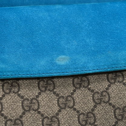 Gucci GG Supreme Monogram Small Dionysus Shoulder Bag Bright Turquoise 11 of 12