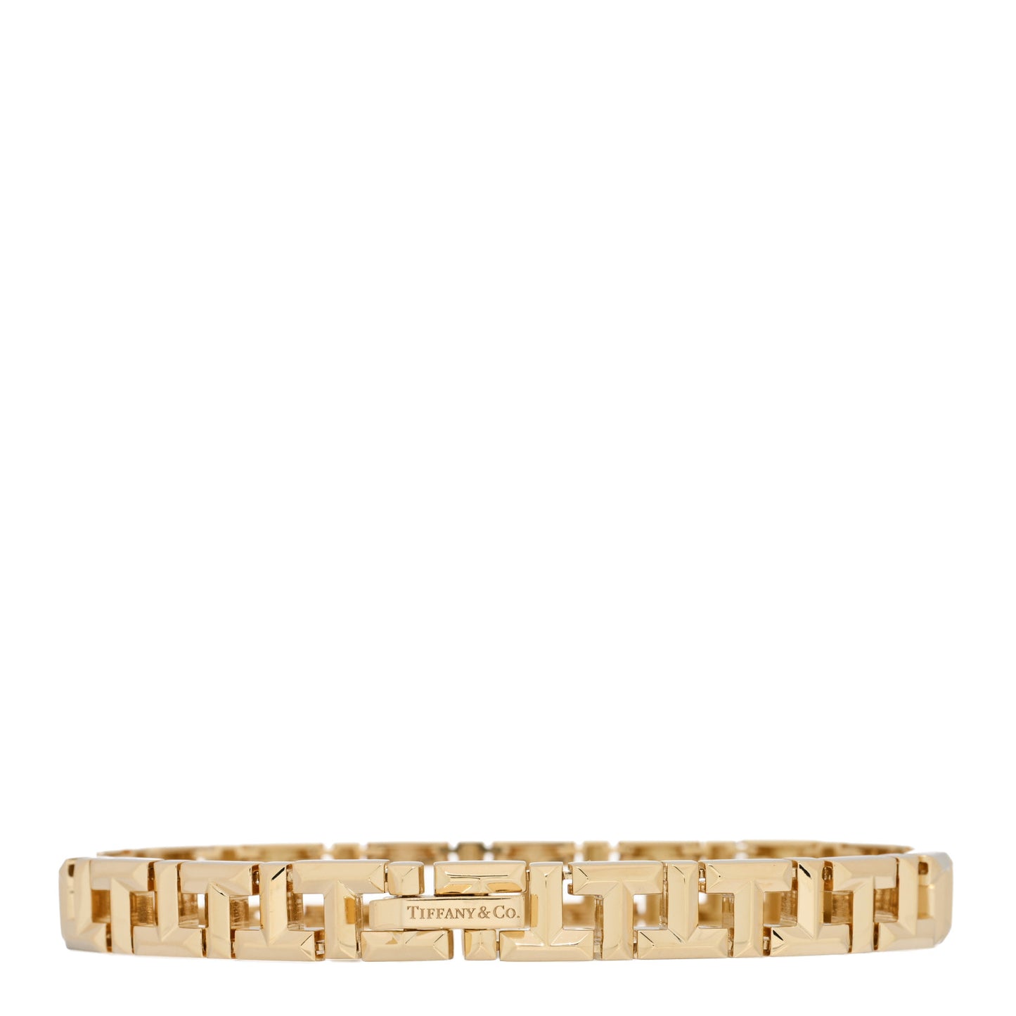 18K Yellow Gold Narrow T True Bracelet
