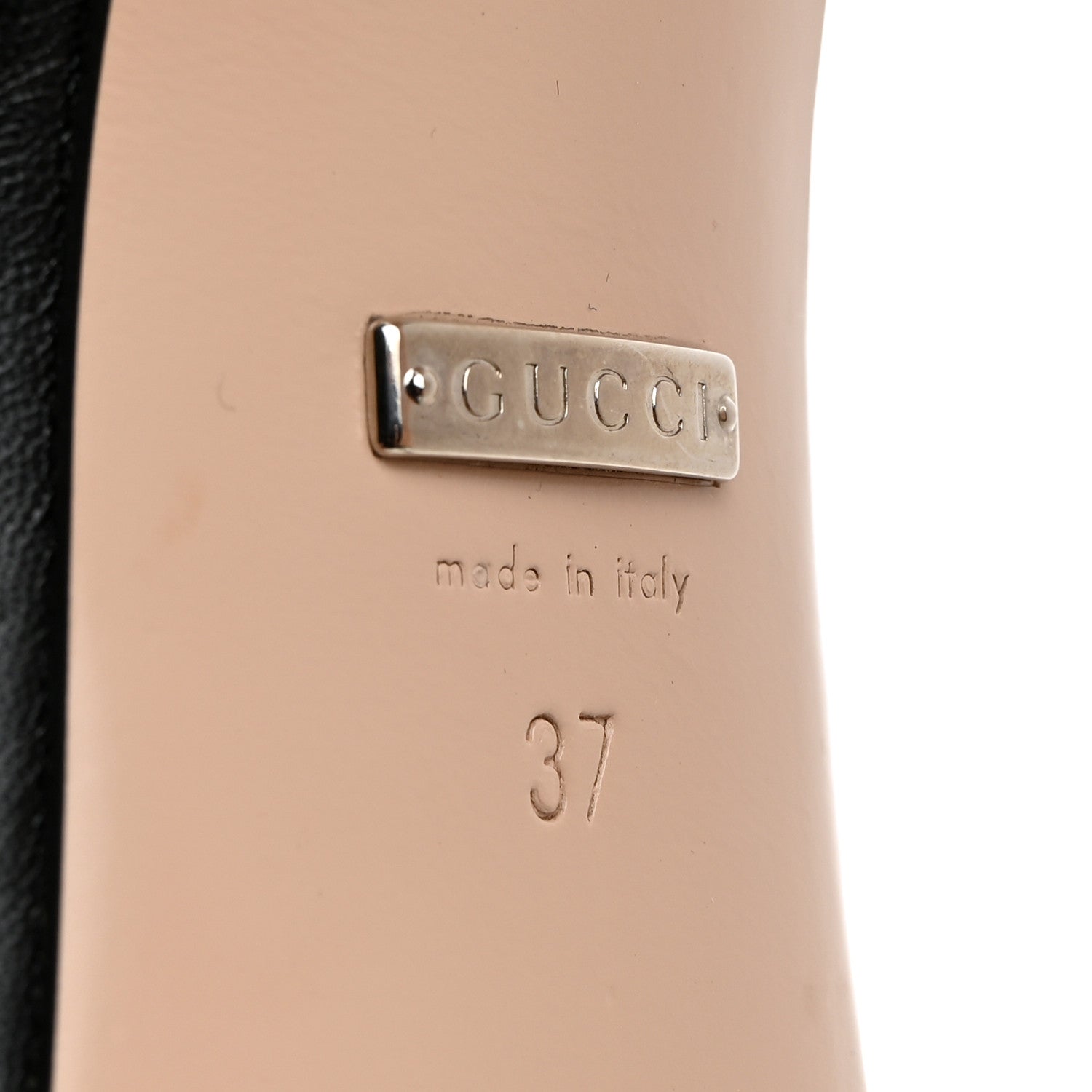 Gucci Malaga Kid Interlocking G Studs 155mm Platform Sandals 37 Perfect Black 7 of 8