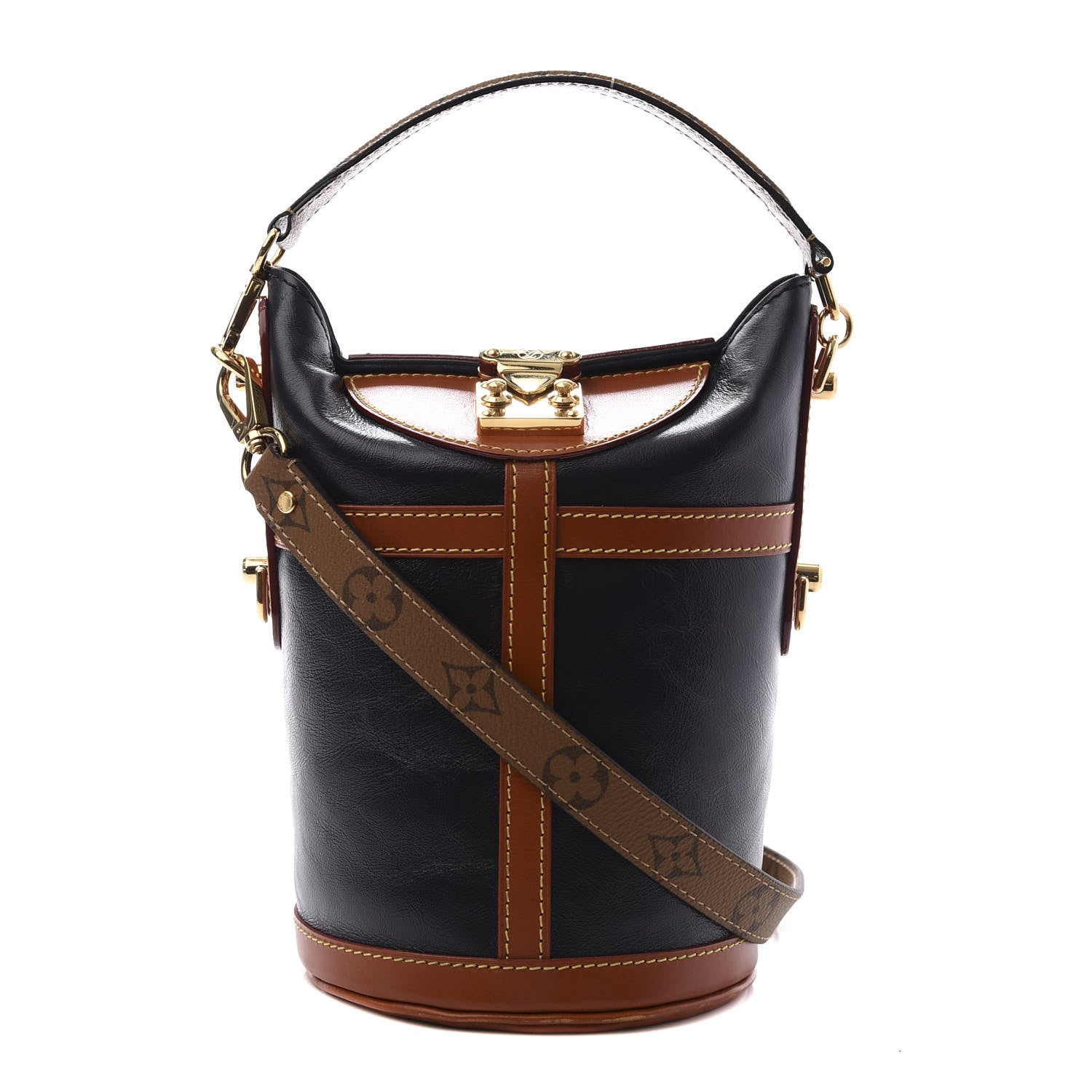 Louis Vuitton Calfskin Duffle Bag Navy 1 of 10
