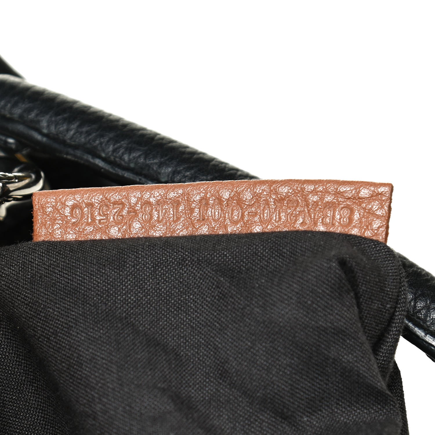 Fendi Cuoio Romano Selleria Bi-Color Large Peekaboo Iconic Satchel Black Mou 6 of 12