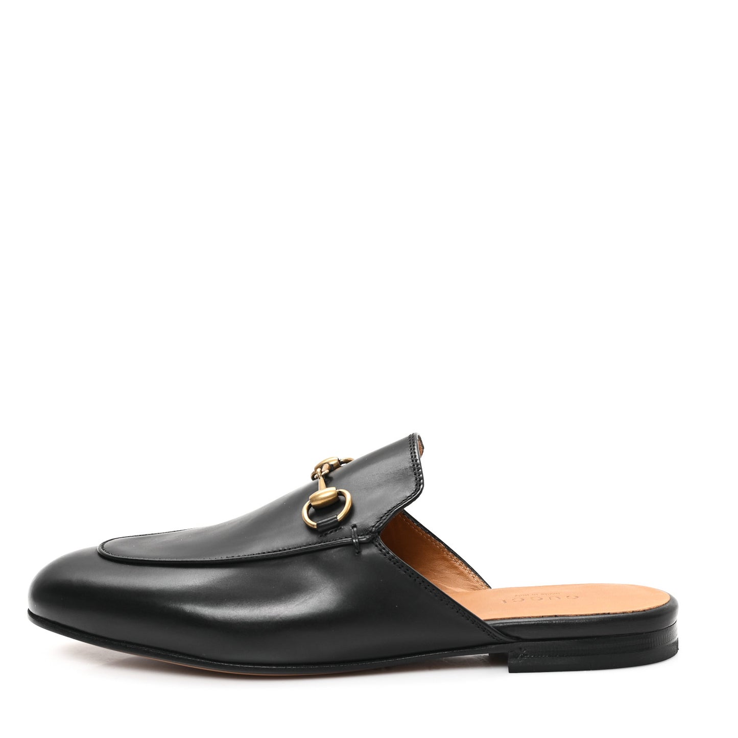 Calfskin Womens Princetown Slippers 37 Black