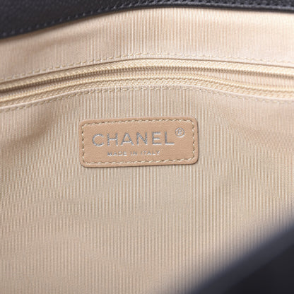 Chanel Caviar Quilted Expandable Zip Shoulder Bag Black 7 of 12
