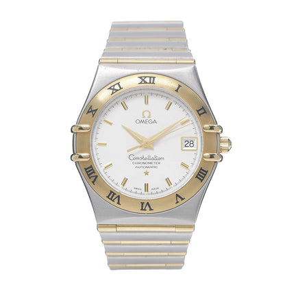 Omega Stainless Steel 18K Yellow Gold 35mm Constellation Automatic Watch White 1202.30 1 of 6