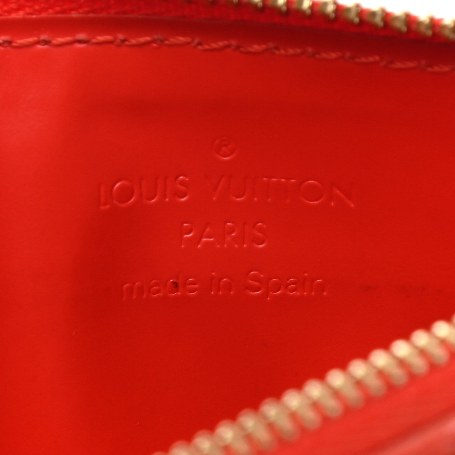Louis Vuitton Vernis Key Pouch Orange Sunset 6 of 6