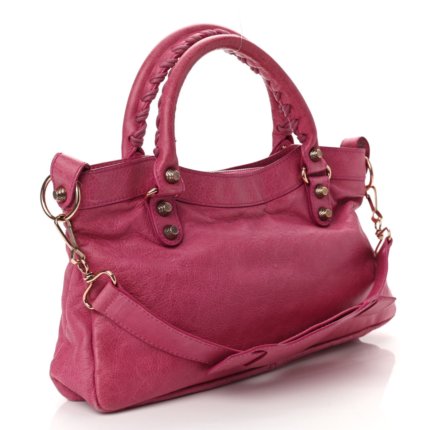 Balenciaga Agneau Giant 12 Rose Gold Hardware First Cyclamen Fucsia 3 of 11