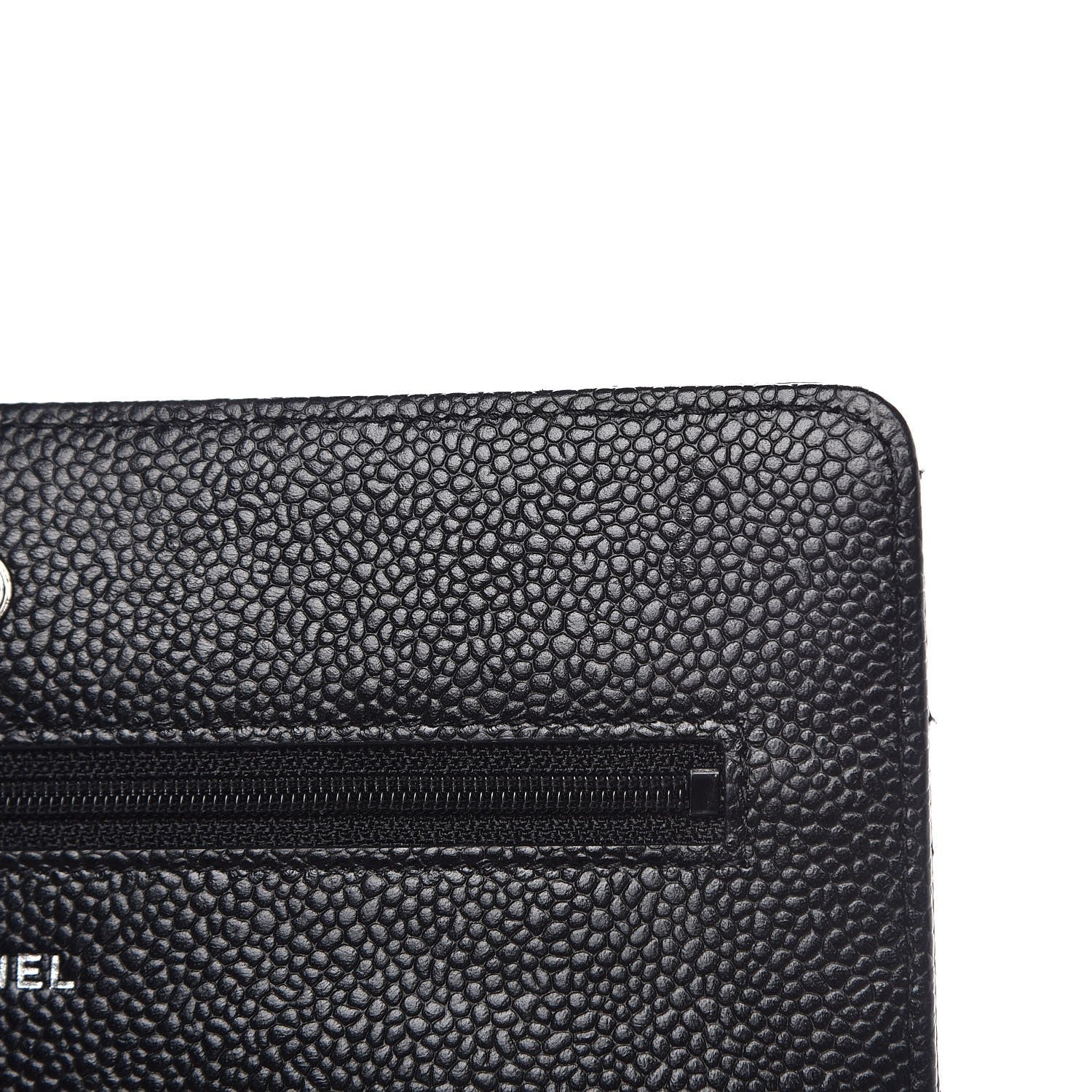 Chanel Caviar Quilted Wallet On Chain WOC Black 9 of 10