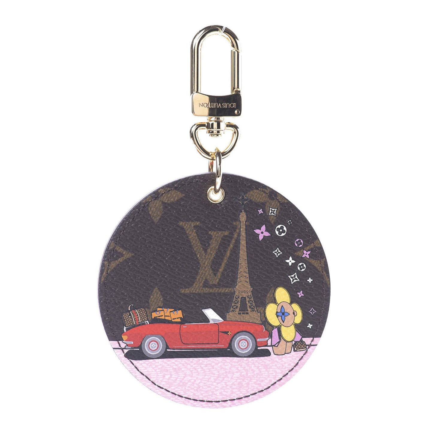 Monogram 2019 Christmas Animation Paris Bag Charm Key Ring