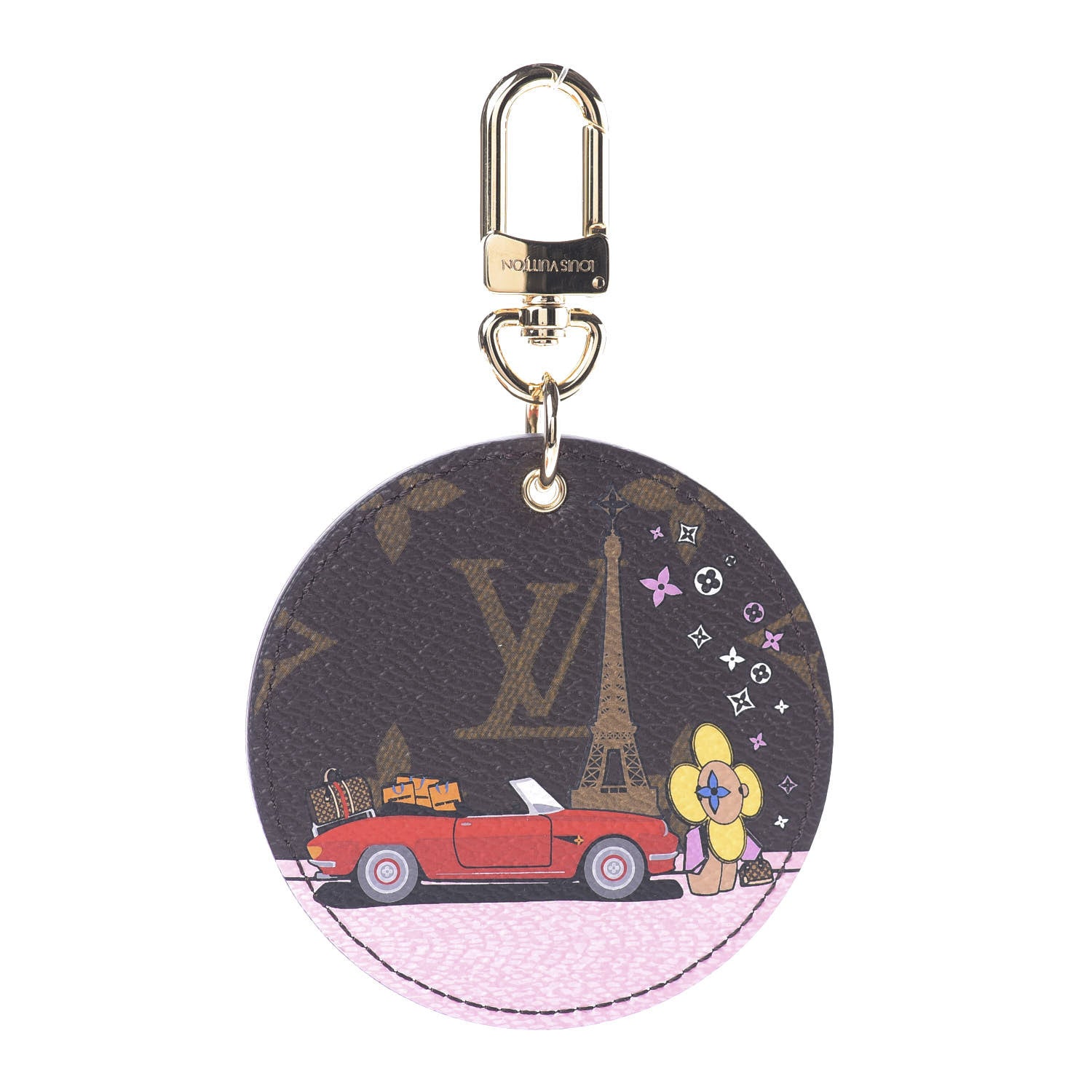 Louis Vuitton Monogram 2019 Christmas Animation Paris Bag Charm Key Ring 1 of 7