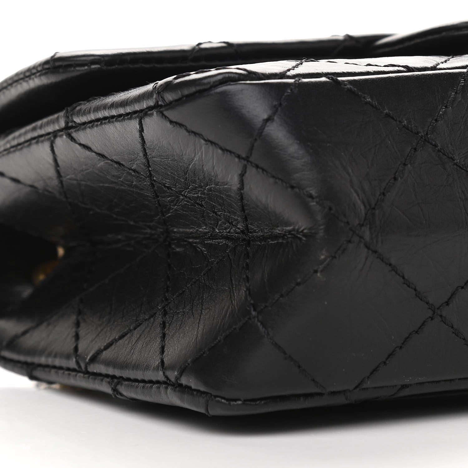 Chanel Aged Calfskin Quilted 2.55 Reissue Mini Flap Black 16 of 21