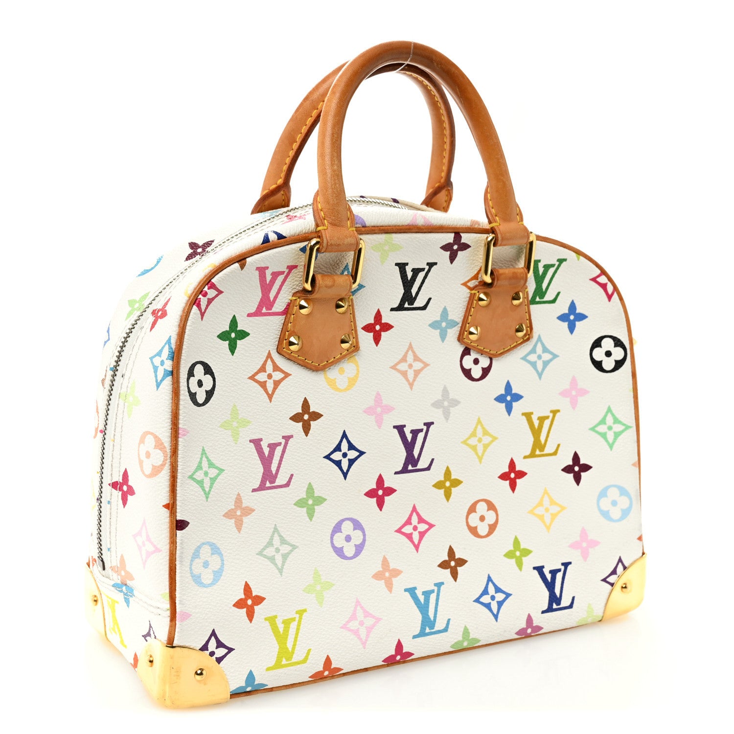 Louis Vuitton Monogram Multicolor Trouville White 3 of 11