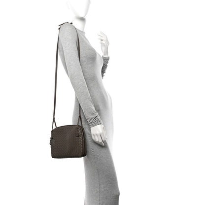 Bottega Veneta Nappa Intrecciato Nodini Crossbody Messenger Taupe Grey 3 of 11