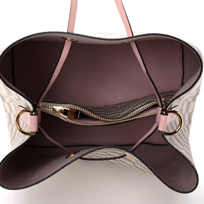 Louis Vuitton Damier Azur Neonoe MM Eau De Rose 5 of 11