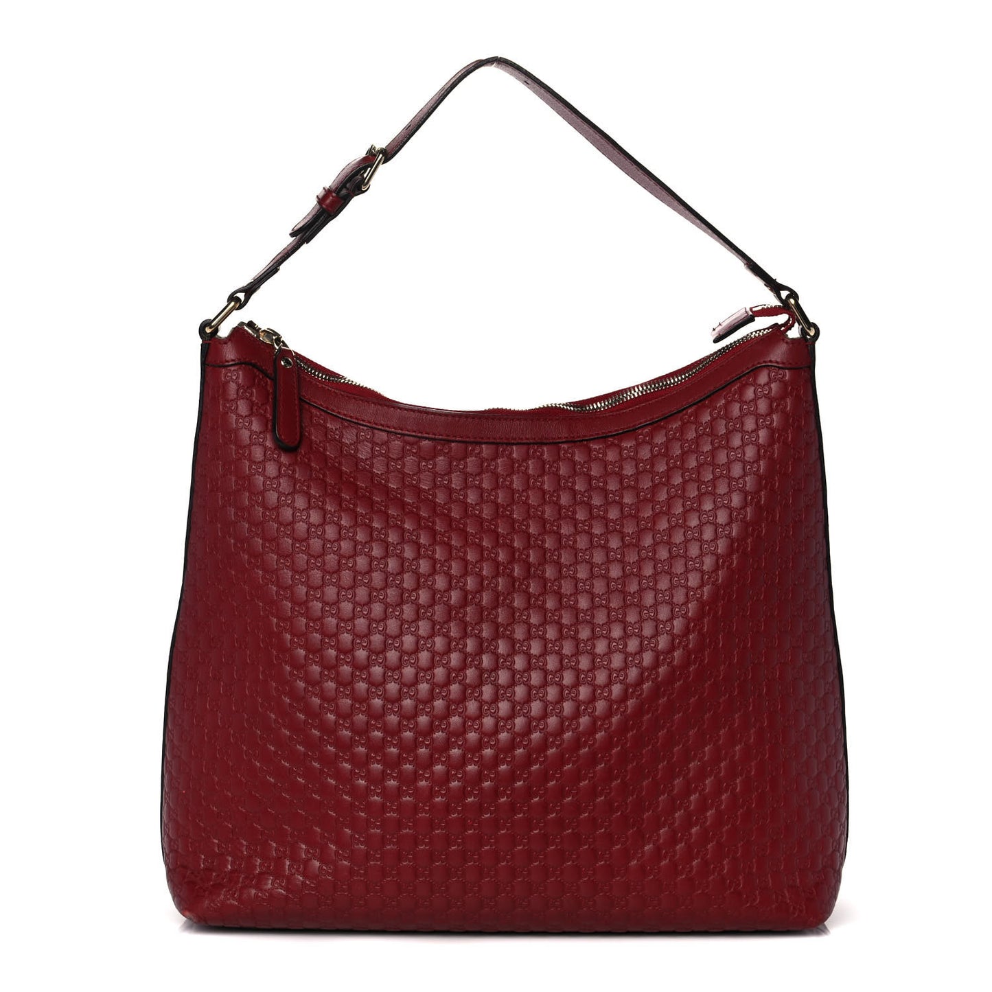 Soft Microguccissima Margaux Shoulder Bag Red