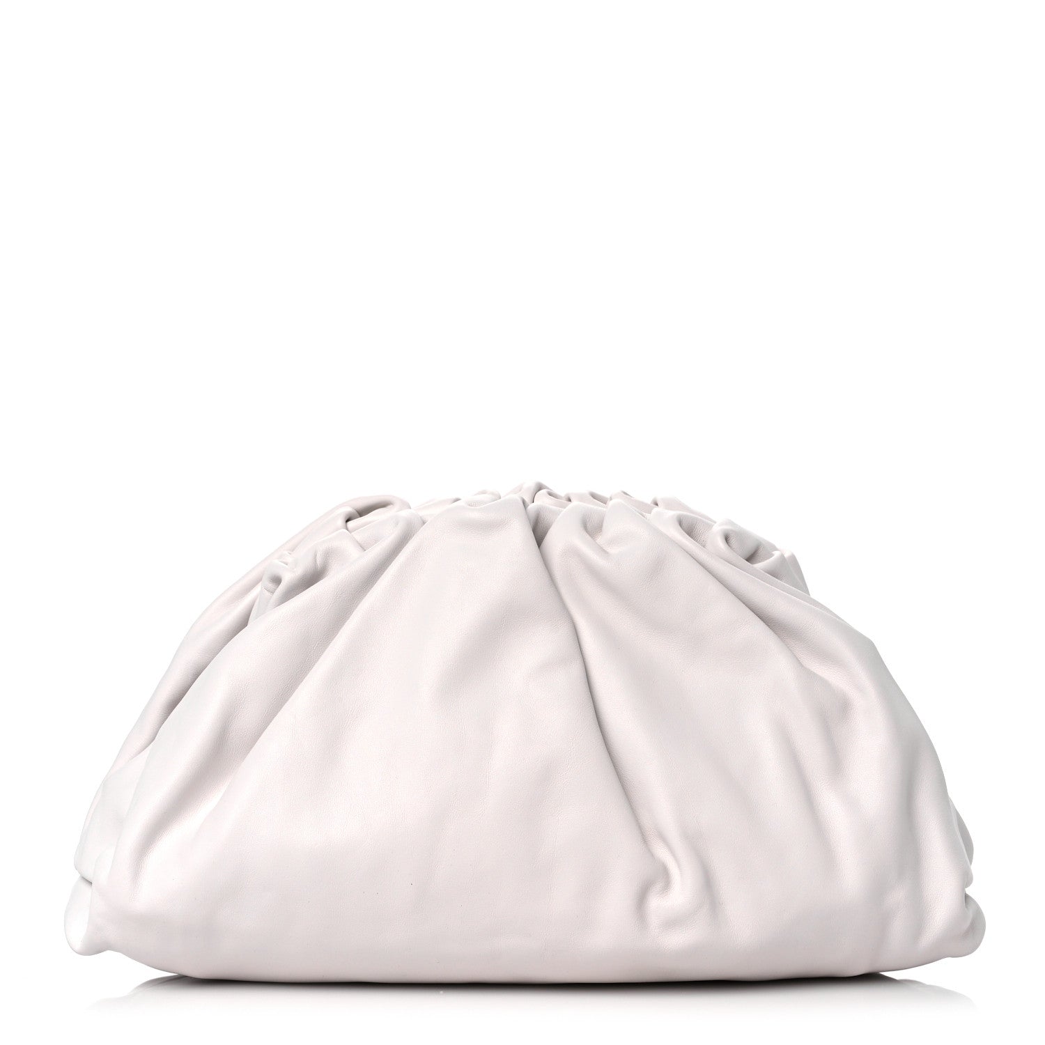 Bottega Veneta Smooth Butter Calf The Pouch Oversized Clutch Mist 1 of 9