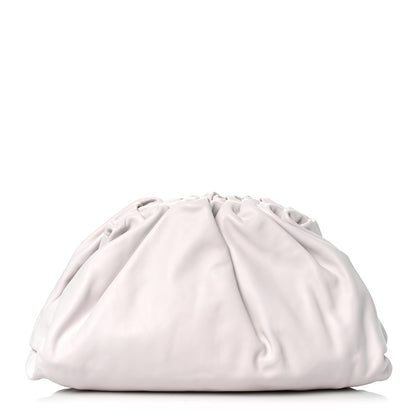 Bottega Veneta Smooth Butter Calf The Pouch Oversized Clutch Mist 1 of 9