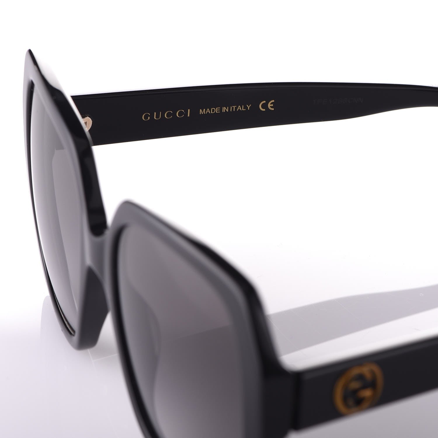 Gucci Acetate Square Frame GG0096S Sunglasses Black 5 of 8