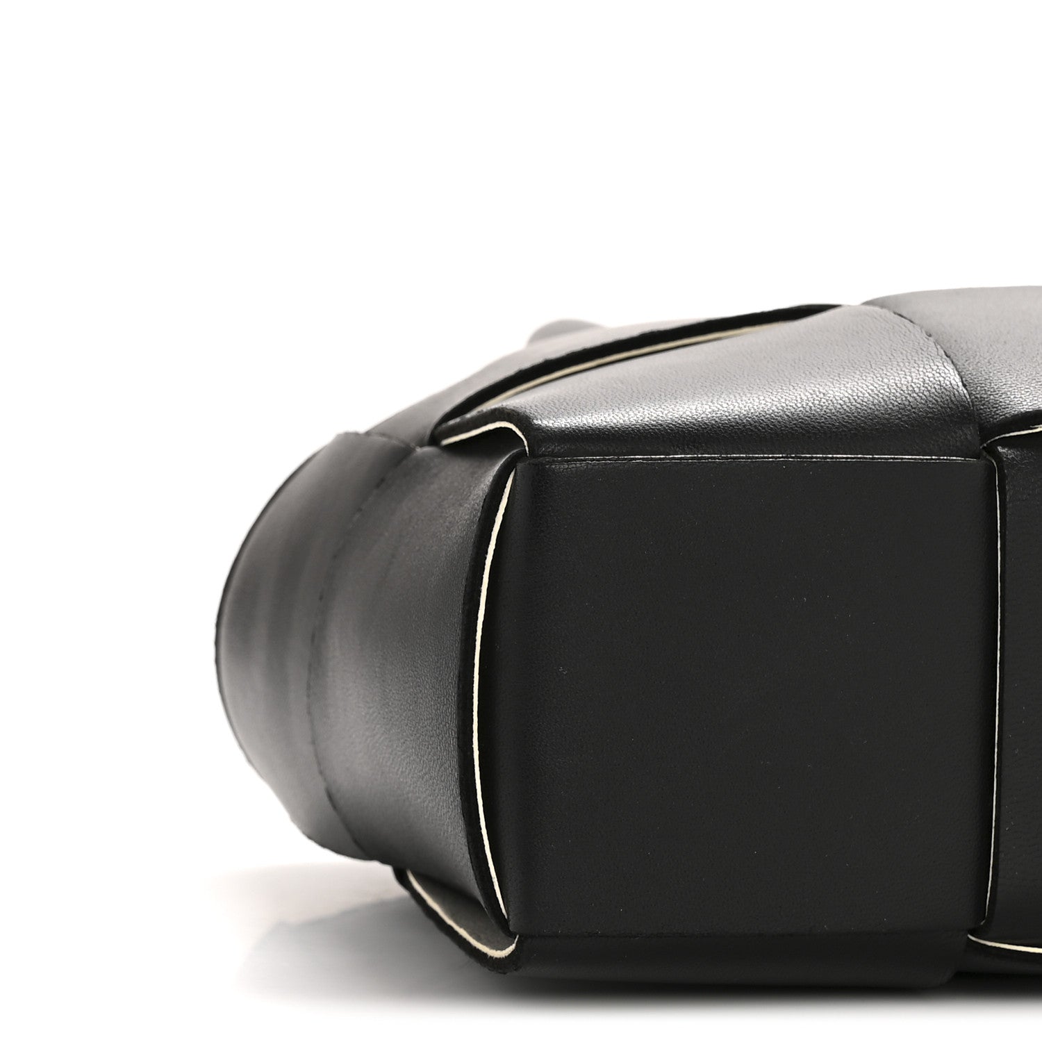 Bottega Veneta Calfskin Maxi Intrecciato Mini Arco Tote Black 9 of 11
