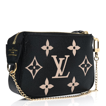 Louis Vuitton Empreinte Monogram Giant Mini Pochette Accessories Black 2 of 4