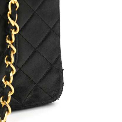Chanel Lambskin Quilted Medium Double Flap Black 20 of 20