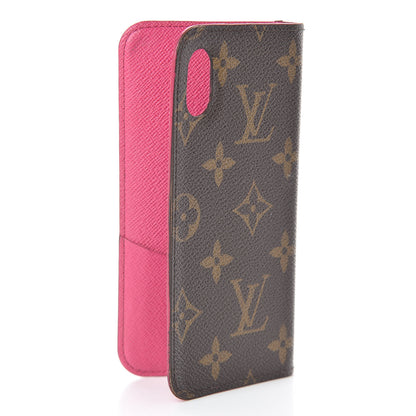 Louis Vuitton Monogram iPhone X Folio Case Rose Pop 3 of 13