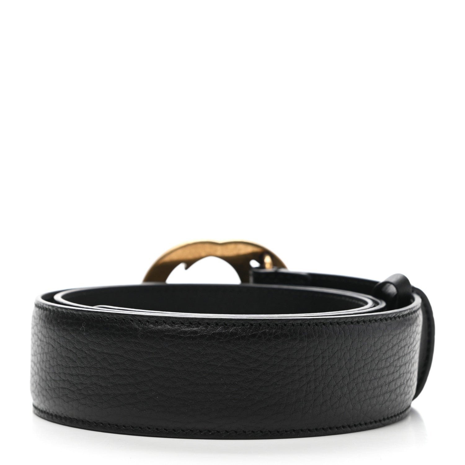 Gucci Dollar Calfskin Interlocking G Belt 90 36 Black 2 of 5