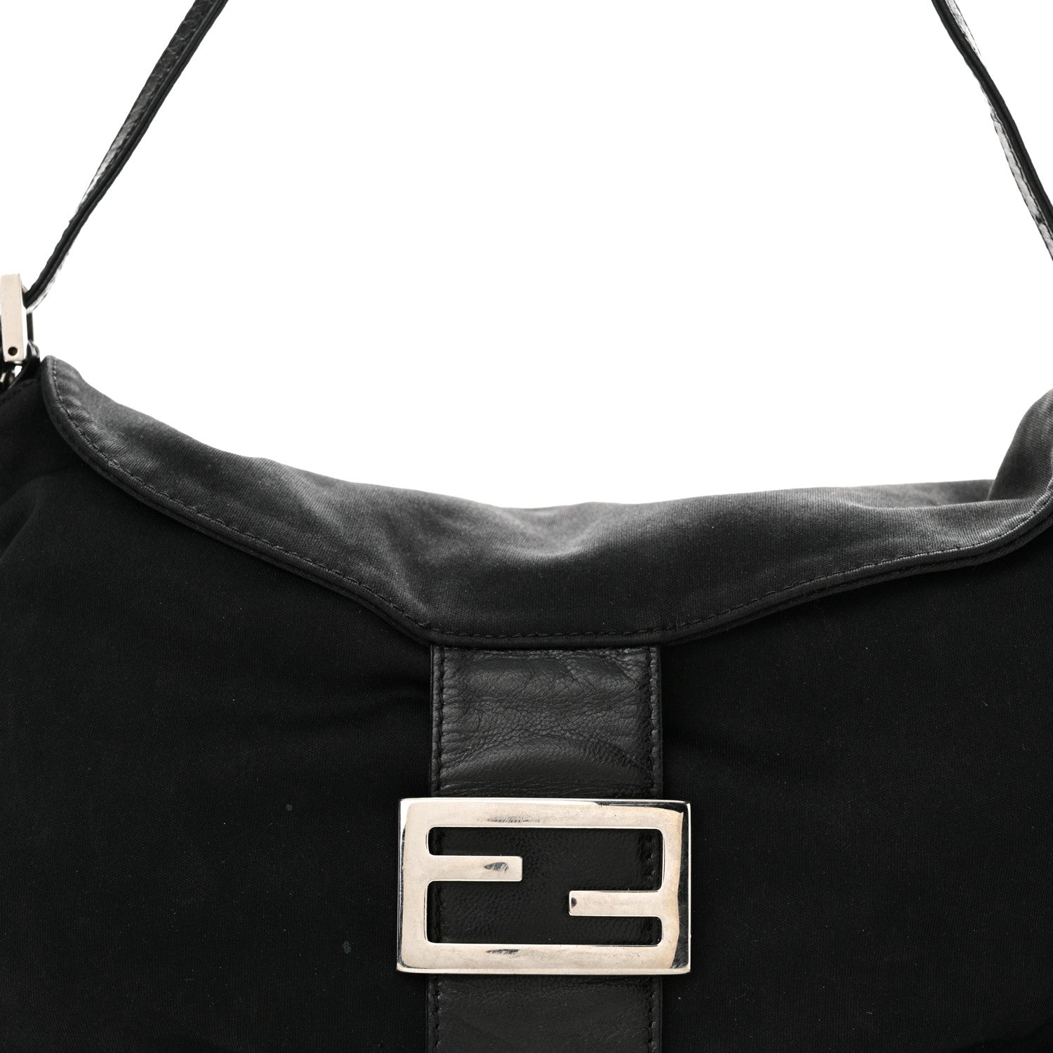 Fendi Nylon Baguette Black 7 of 18