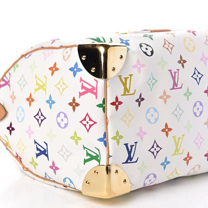 Louis Vuitton Monogram Multicolor Speedy 30 White 8 of 9