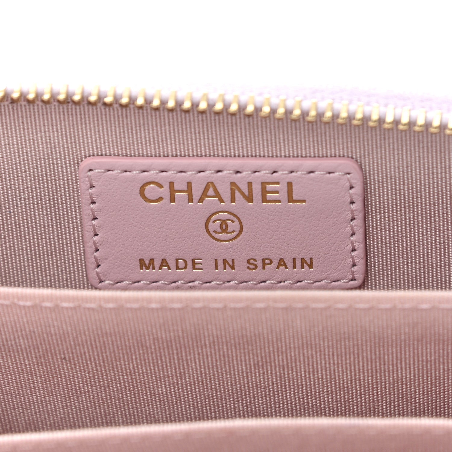 Chanel Caviar Quilted Pearl Coco Candy Zip Coin Purse Light Pink 6 of 9