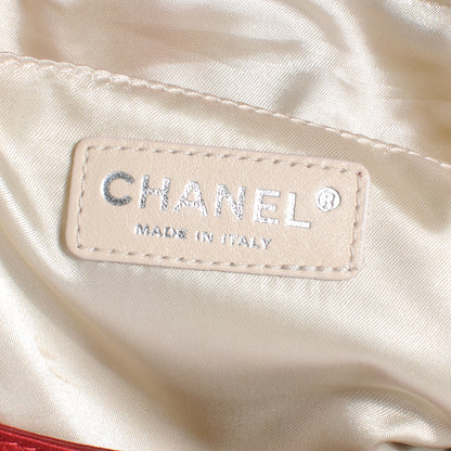 Chanel Satin Flap Clutch Red 7 of 8