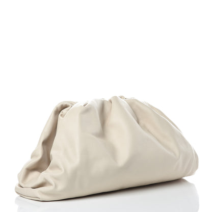 Bottega Veneta Smooth Butter Calf The Pouch Oversized Clutch Mist 3 of 10