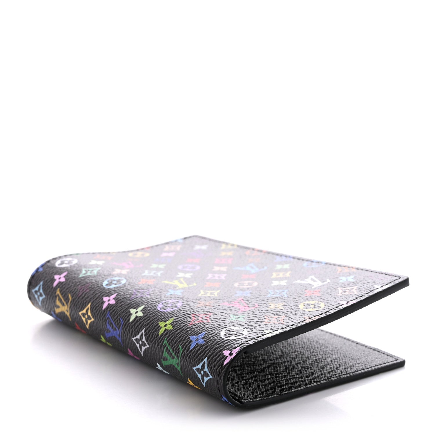 Louis Vuitton LV X TM Monogram Multicolor Passport Cover Black 4 of 7